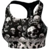 Anarchy Apparel Missfit Sports Bra - Black/White -Sport Verkauf anarchy apparel missfit sportsbra