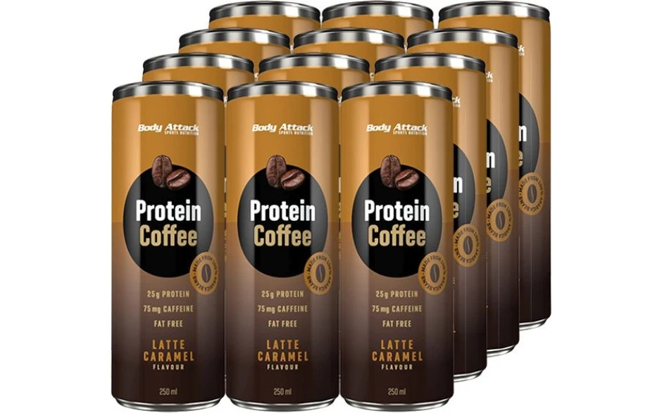Body Attack Protein Coffee - 12 X 250ml 5 Body Attack Protein Coffee - 12 X 250ml – Bild 3