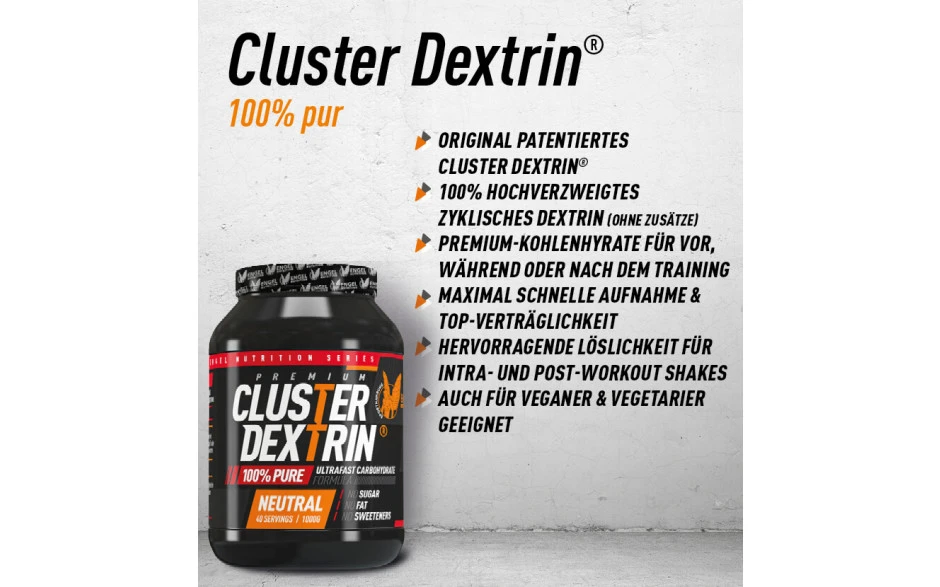 Engel Nutrition Cluster Dextrin® - 1000g Dose 4 Engel Nutrition Cluster Dextrin® - 1000g Dose – Bild 2