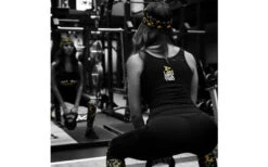 Dedicated Nutrition Women Stringer 'Game Time Bitches' - Yellow Black -Sport Verkauf dn stringer women gametime 2