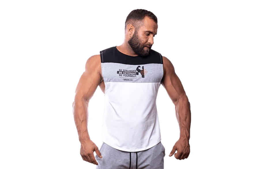 Fitnessvictim Men Casual Logo Tank 3 Fitnessvictim Men Casual Logo Tank