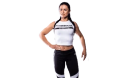 Fitnessvictim Women Backless Crop Top - Weiß -Sport Verkauf fitnessvictim womens backless crop wei 1