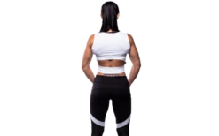 Fitnessvictim Women Backless Crop Top - Weiß -Sport Verkauf fitnessvictim womens backless crop wei 3