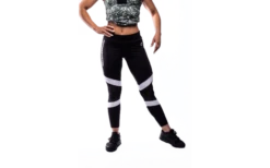 Fitnessvictim Women Killer Lines Leggings - Black And White -Sport Verkauf fitnessvictim womens killer lines leggings 1