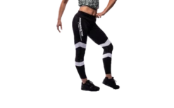 Fitnessvictim Women Killer Lines Leggings - Black And White