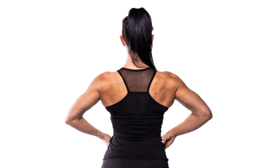 Fitnessvictim Women Mesh Workout Tank - Black 4 Fitnessvictim Women Mesh Workout Tank - Black – Bild 2