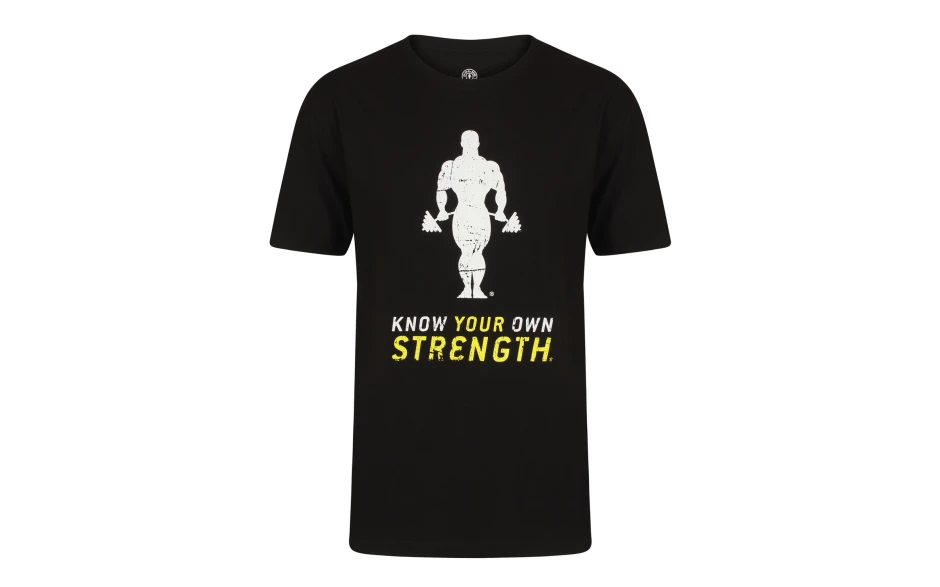 Golds Gym Premium Crew Neck T-Shirt - Black 3 Golds Gym Premium Crew Neck T-Shirt - Black