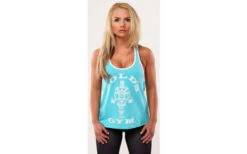 Golds Gym Ladies Loose Fit Stringer - Türkis -Sport Verkauf golds gym ladies loose fit stringer t rkis 1