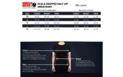 Gorilla Wear Ocala Cropped Half-Zip Sweatshirt -Sport Verkauf gorilla wear cropped half zip sweatshirt groessentabelle