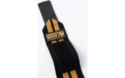 Gorilla Wear Wrist Wraps Pro -Sport Verkauf gorilla wear wrist wraps pro gold schwarz detail 2