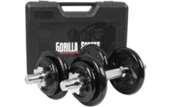 Gorilla Sports Kurzhantelset 20kg Mit Koffer