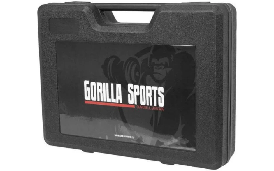 Gorilla Sports Kurzhantelset 20kg Mit Koffer 5 Gorilla Sports Kurzhantelset 20kg Mit Koffer – Bild 3