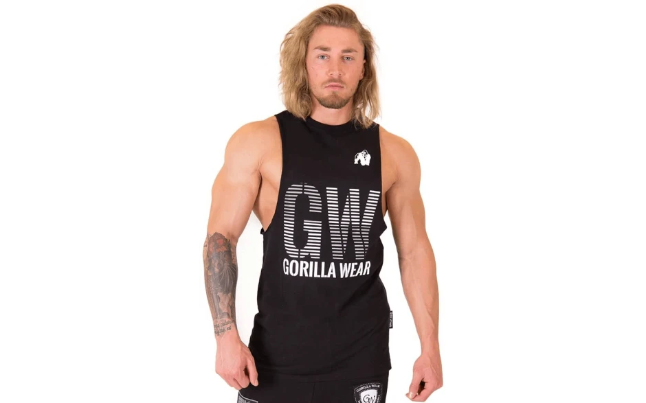 Gorilla Wear Dakota Sleeveless T-Shirt - Schwarz 4 Gorilla Wear Dakota Sleeveless T-Shirt - Schwarz – Bild 2