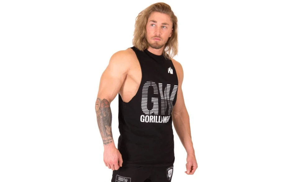 Gorilla Wear Dakota Sleeveless T-Shirt - Schwarz 6 Gorilla Wear Dakota Sleeveless T-Shirt - Schwarz – Bild 4