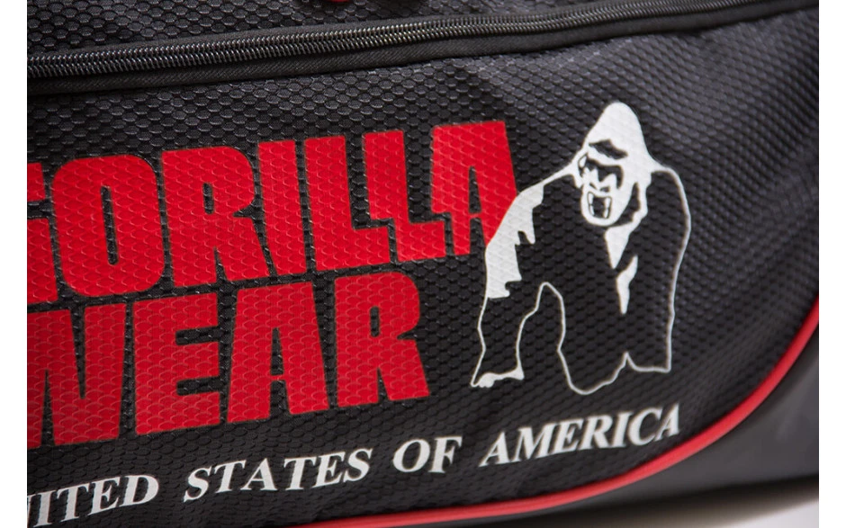 Gorilla Wear Jerome Gym Bag - Black/Red 11 Gorilla Wear Jerome Gym Bag - Black/Red – Bild 9