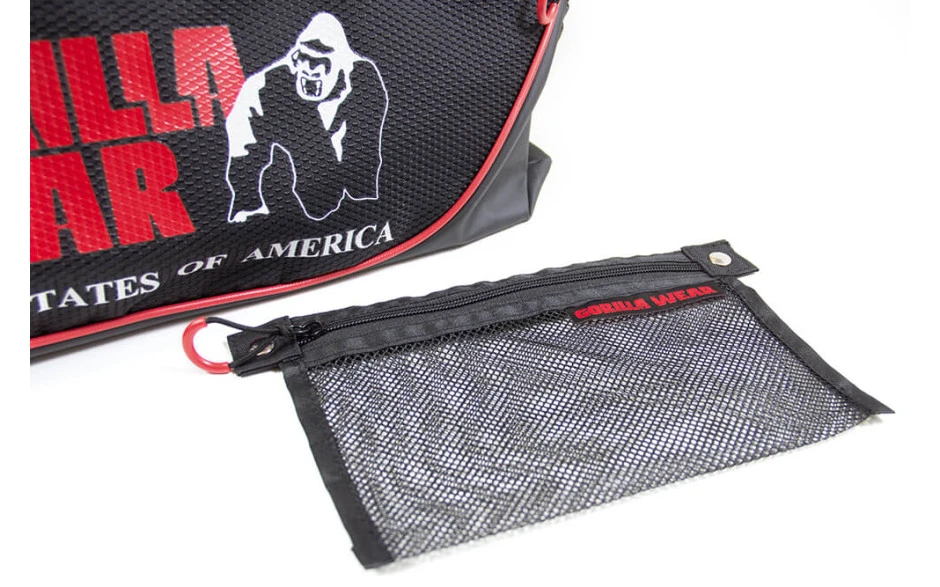 Gorilla Wear Jerome Gym Bag - Black/Red 6 Gorilla Wear Jerome Gym Bag - Black/Red – Bild 4