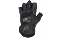 Gorilla Wear Hardcore Wrist Wrap Gloves Black