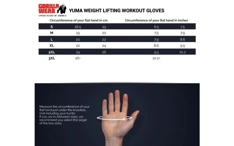 Gorilla Wear Yuma Lifting Workout Gloves 8 Gorilla Wear Yuma Lifting Workout Gloves – Bild 6