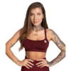Gym Glamour Seamless Sports Bra - Burgund Melange