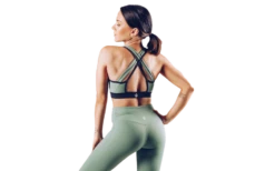 Workout Empire Insignia Bra - Khaki