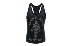 Golds Gym Ladies Loose Fit Stringer - Charcoal