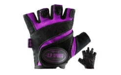 C.P. Sports Lady Gym Fitnesshandschuh - Schwarz Lila
