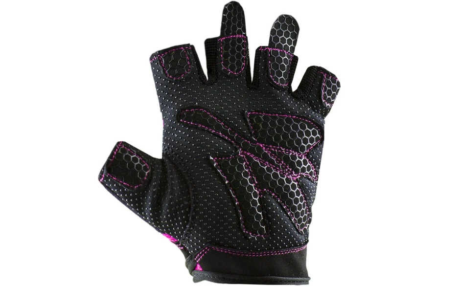 C.P. Sports Lady Gym Fitnesshandschuh - Schwarz Pink 5 C.P. Sports Lady Gym Fitnesshandschuh - Schwarz Pink – Bild 3