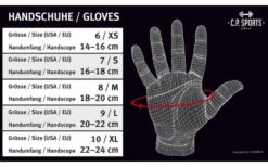 C.P. Sports Lady Gym Fitnesshandschuh - Schwarz -Sport Verkauf lady gym fitnesshandschuh b2