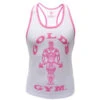 Golds Gym Ladies Loose Fit Stringer - White -Sport Verkauf loose fit white