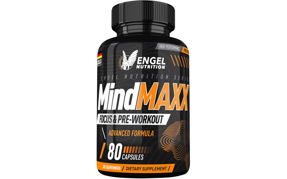 Engel Nutrition MindMAXX® Focus- & Pre-Workout - 80 Kapseln 3 Engel Nutrition MindMAXX® Focus- & Pre-Workout - 80 Kapseln