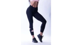 Nebbia Asymmetrische 7/8 Leggings - Schwarz -Sport Verkauf nebbia asymmetrische leggings schwarz 3