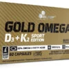 Olimp Gold Omega-3 + D3 + K2 - 60 Kapseln -Sport Verkauf olimp omega 3 d3 k2 sport 1