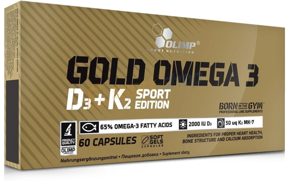 Olimp Gold Omega-3 + D3 + K2 - 60 Kapseln 3 Olimp Gold Omega-3 + D3 + K2 - 60 Kapseln