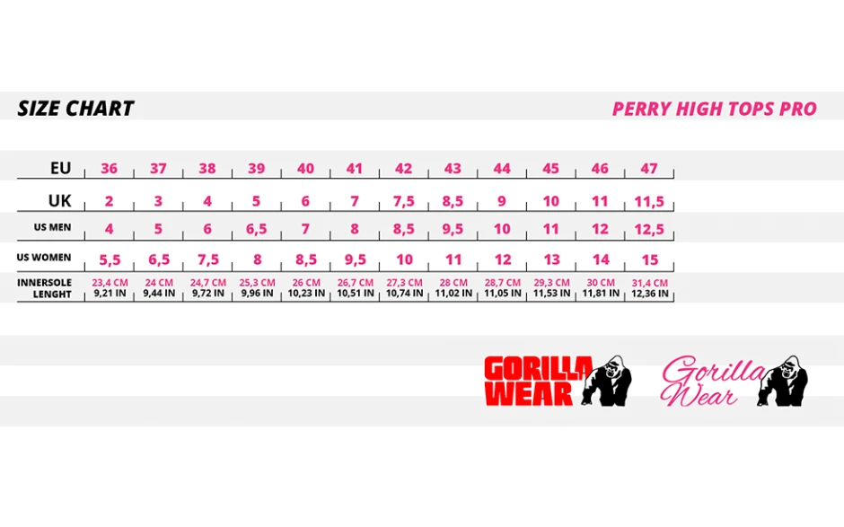 Gorilla Wear Perry High Tops Pro - Black 9 Gorilla Wear Perry High Tops Pro - Black – Bild 7