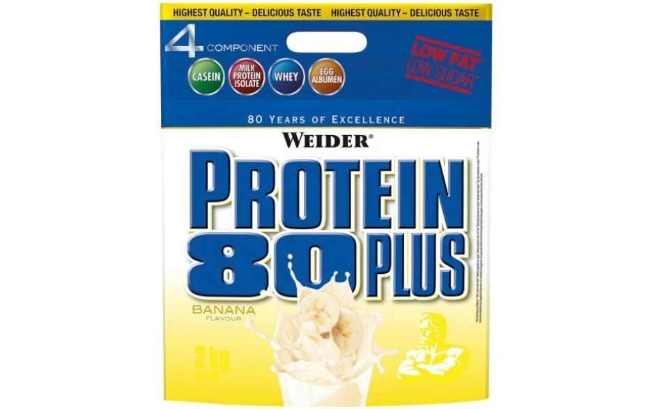 Weider Protein 80 Plus 2000g Beutel 4 Weider Protein 80 Plus 2000g Beutel – Bild 2