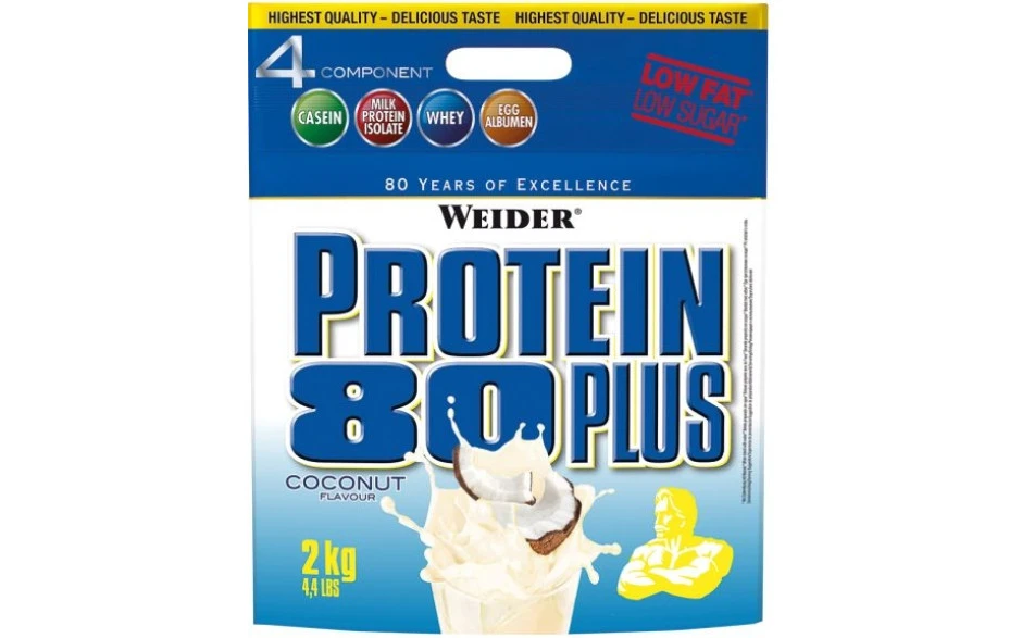 Weider Protein 80 Plus 2000g Beutel 6 Weider Protein 80 Plus 2000g Beutel – Bild 4