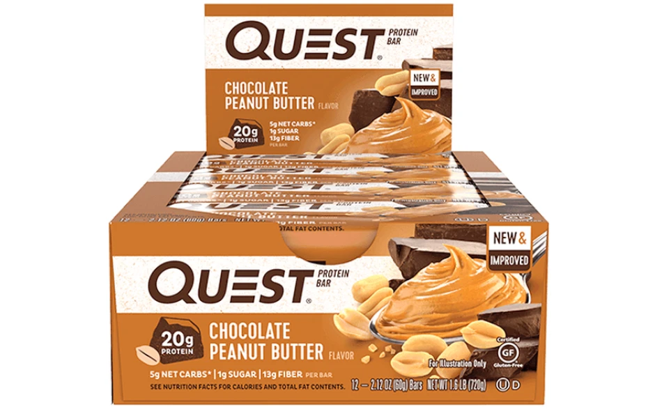 Quest Nutrition Quest Bar - 12 X 60g Riegel 8 Quest Nutrition Quest Bar - 12 X 60g Riegel – Bild 6