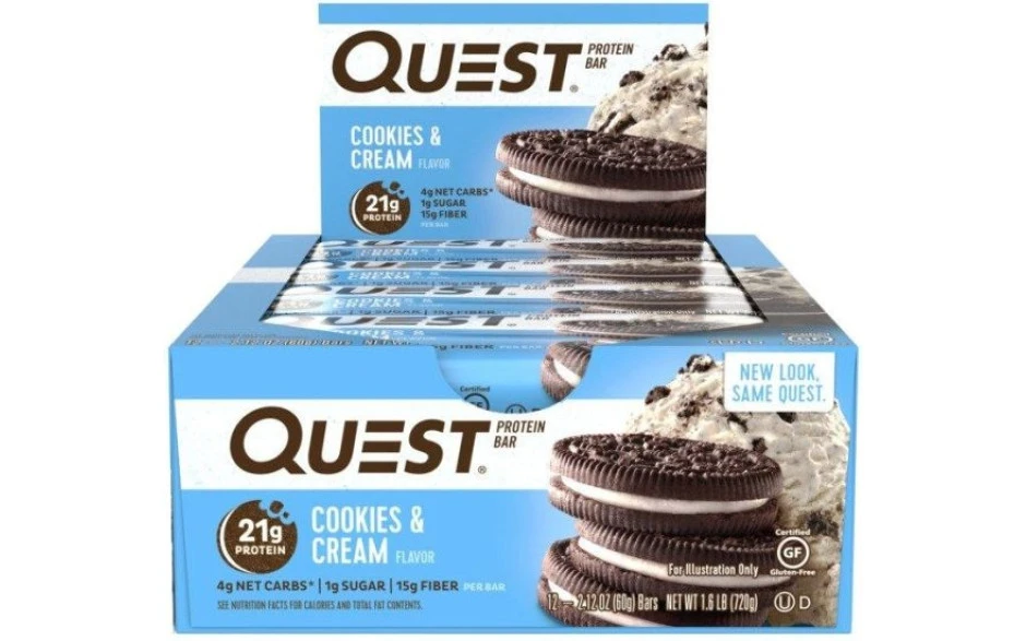 Quest Nutrition Quest Bar - 12 X 60g Riegel 9 Quest Nutrition Quest Bar - 12 X 60g Riegel – Bild 7