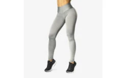 S-Shaped Leggings SARA Premium High Compression - Silver Grey -Sport Verkauf s shaped sara premium high silber grau 2