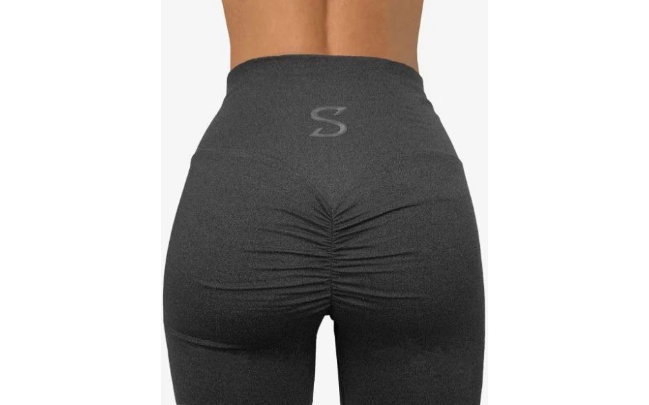 S-Shaped Leggings Sara Basic - Anthrazit Melange 3 S-Shaped Leggings Sara Basic - Anthrazit Melange