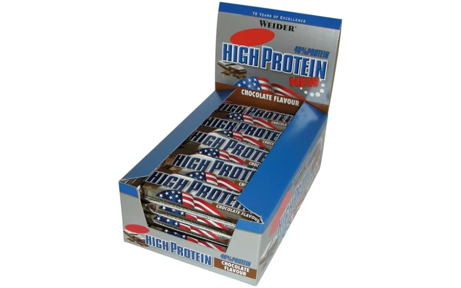 Weider 40% Protein Low Sugar Bar - 24 X 50g Riegel 3 Weider 40% Protein Low Sugar Bar - 24 X 50g Riegel